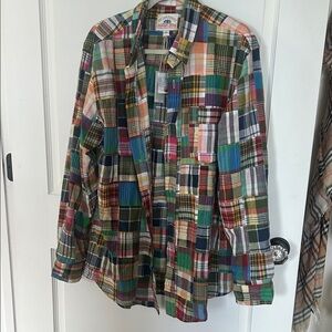 Montauk Patchwork Madras Men's Shirt from Kiel James Patrick